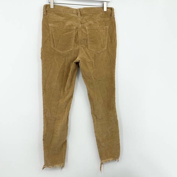 Free People Reagan Raw Hem Corduroy Cropped Pants Size 28 - Picture 3 of 8